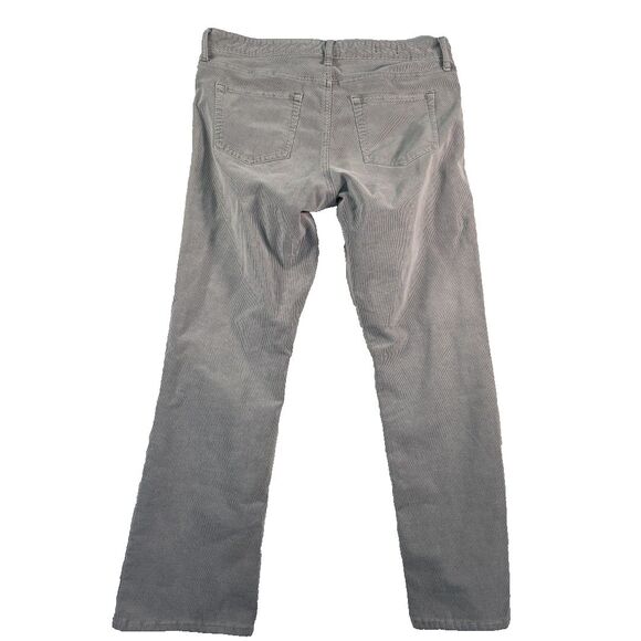Gap 1969 Perfect Boot Corduroy Pants Jeans Women's Size 32 R Color Pavement - Picture 2 of 9